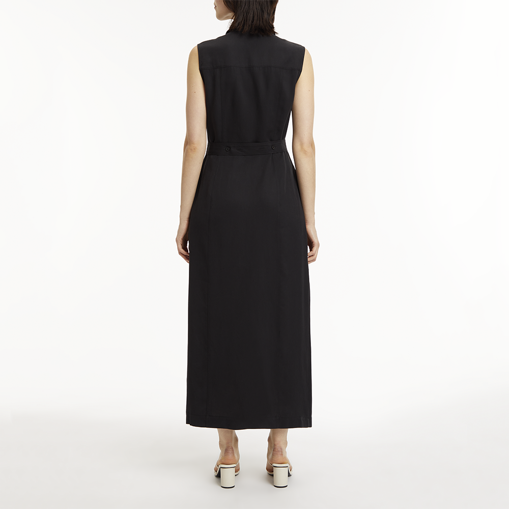 CALVIN KLEIN TENCEL SLEEVELESS SHIRT DRESS K20K205204 2