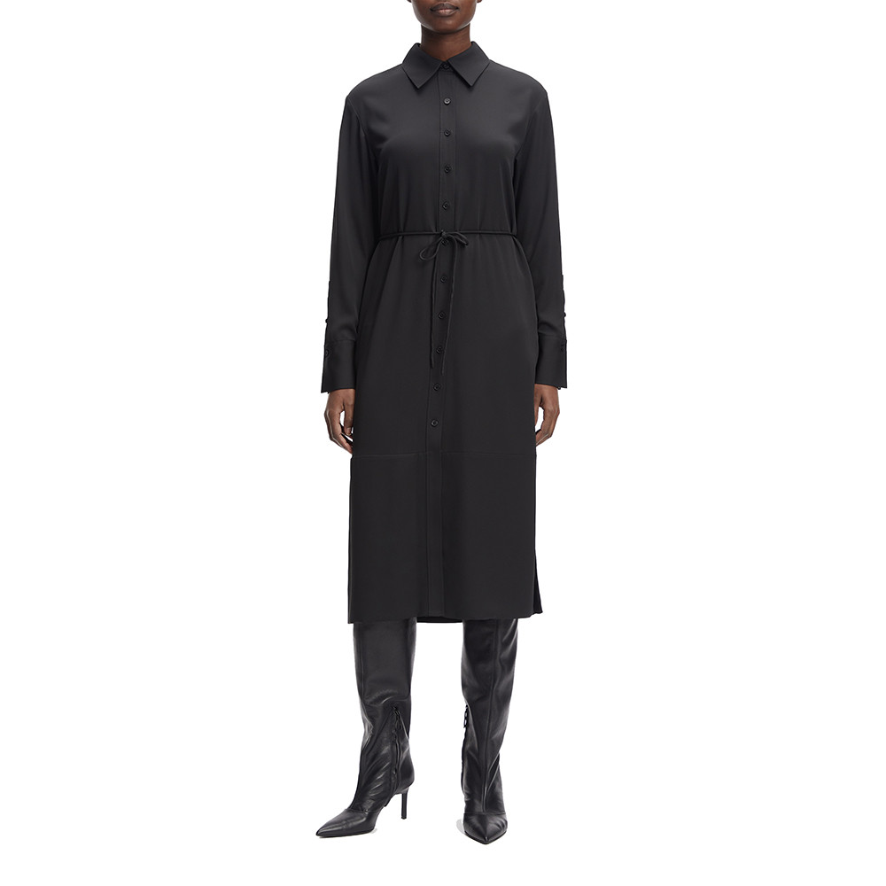 CALVIN KLEIN RECYCLED CDC BELTED SHIRT DRES K20K206185 1