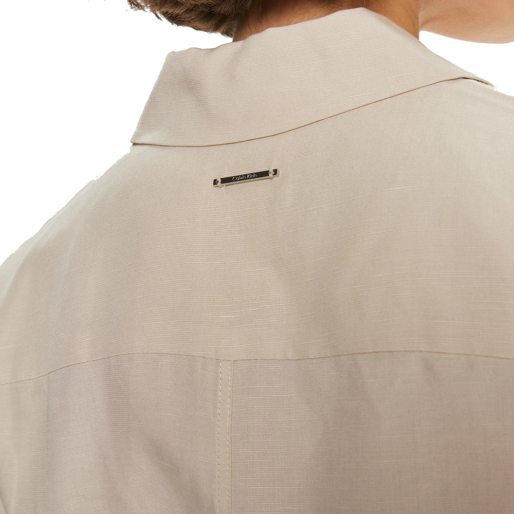 CALVIN KLEIN LINEN BLEND RELAXED SHIRT DRES K20K206697 3