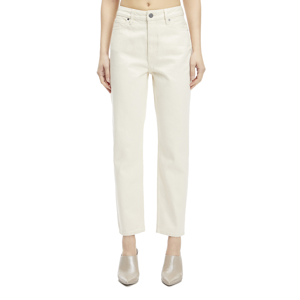 CALVIN KLEIN HIGH RISE TAPERED - ECRU K20K206712 1