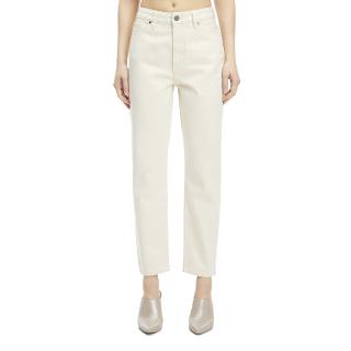 CALVIN KLEIN HIGH RISE TAPERED - ECRU K20K206712