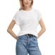 CALVIN KLEIN LINEN BLEND C-NK TOP SS K20K207260 1