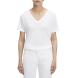 CALVIN KLEIN LINEN BLEND V-NK TOP SS K20K207261 1