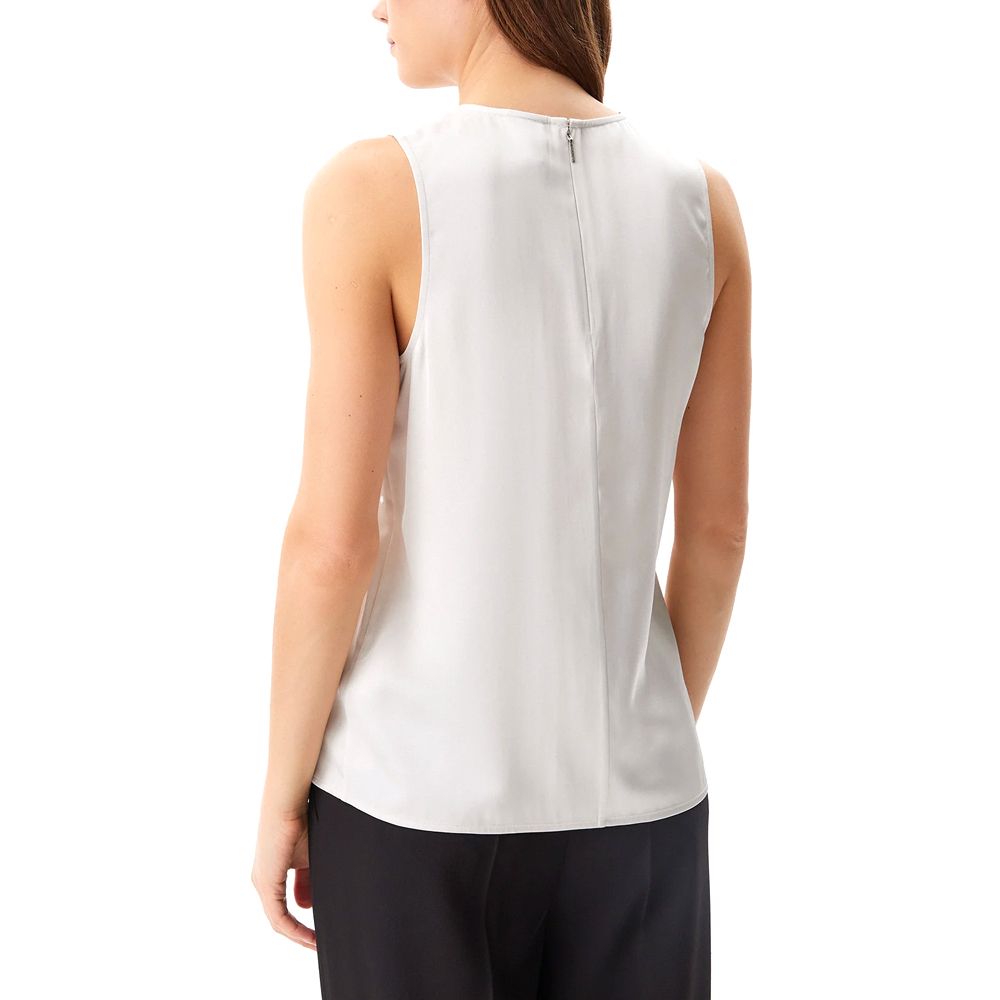 CALVIN KLEIN DRAPEY SATIN NS METAL BLOUSE K20K208190 2