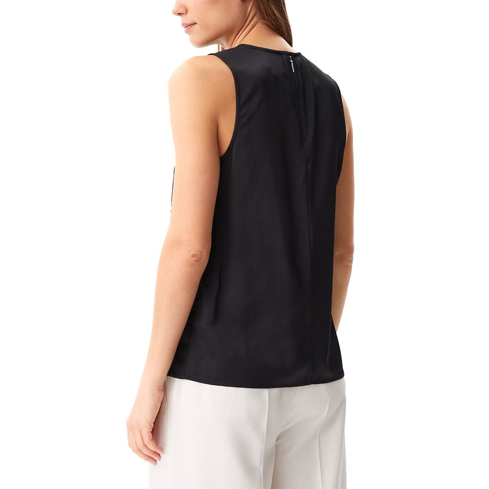 CALVIN KLEIN DRAPEY SATIN NS METAL BLOUSE K20K208190 2