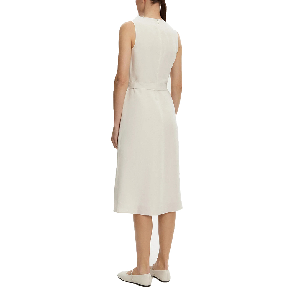 CALVIN KLEIN TENCEL LINEN NS V NECK DRESS K20K208424 2