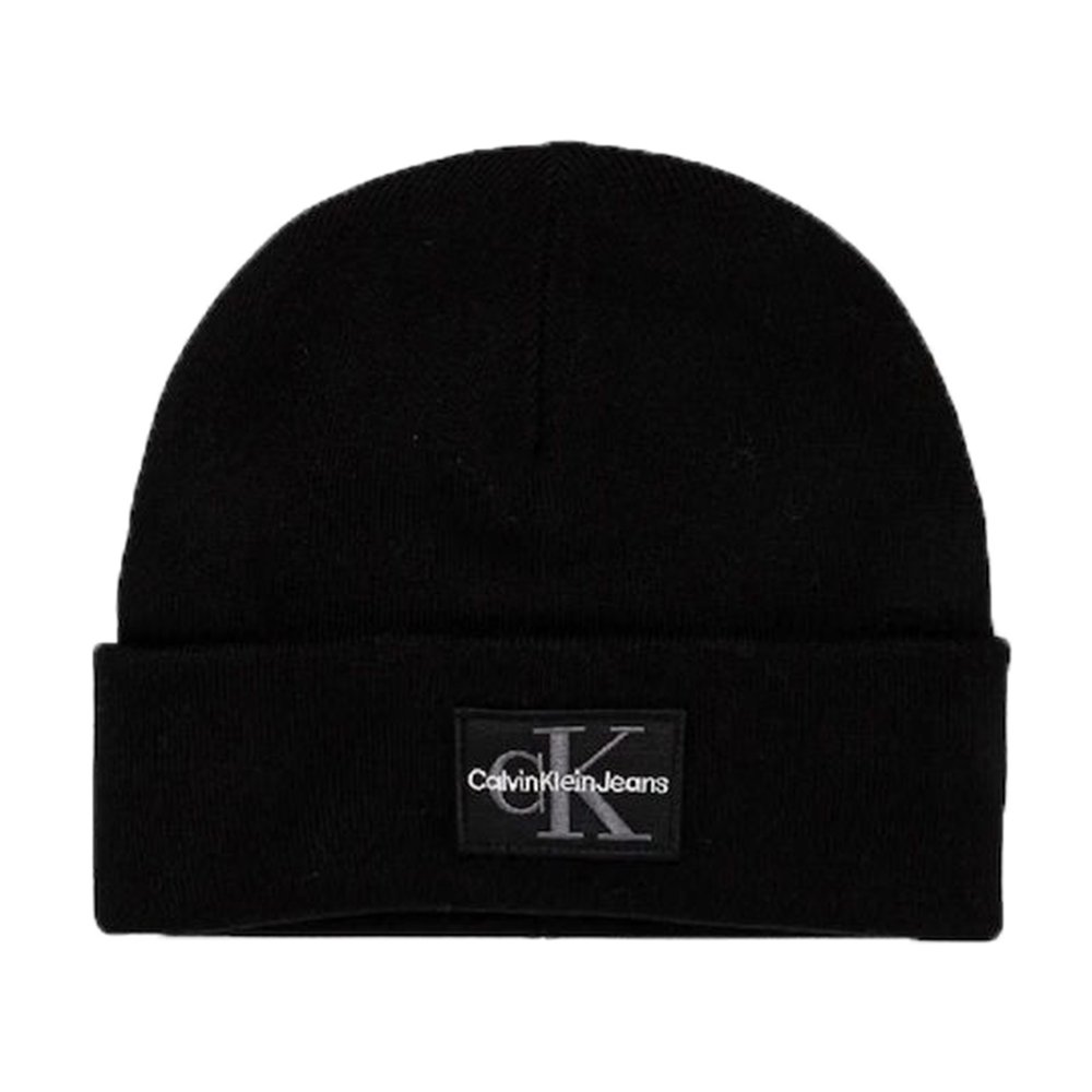 CALVIN KLEIN MONO LOGO PATCH BEANIE WARM K50K512455 1