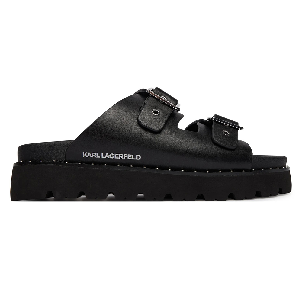 KARL LAGERFELD KAIA Double Buckle Sandal KL81506 1