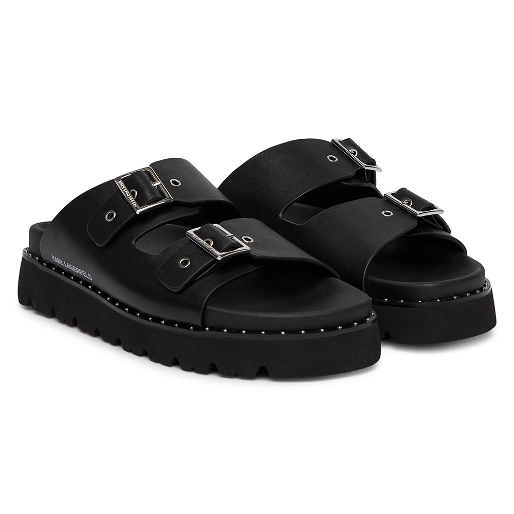 KARL LAGERFELD KAIA Double Buckle Sandal KL81506 2