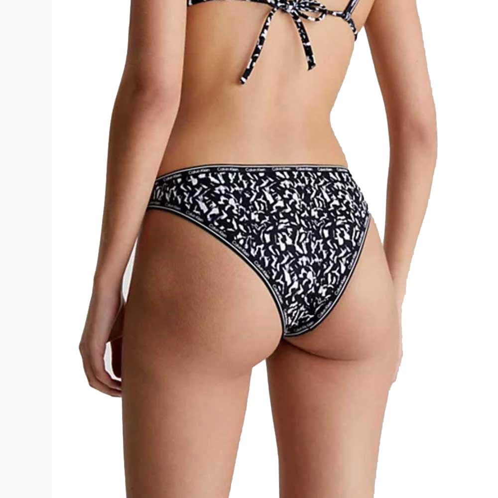 CALVIN KLEIN HIGH LEG CHEEKY BIKINI-PRINT KW0KW02067 2