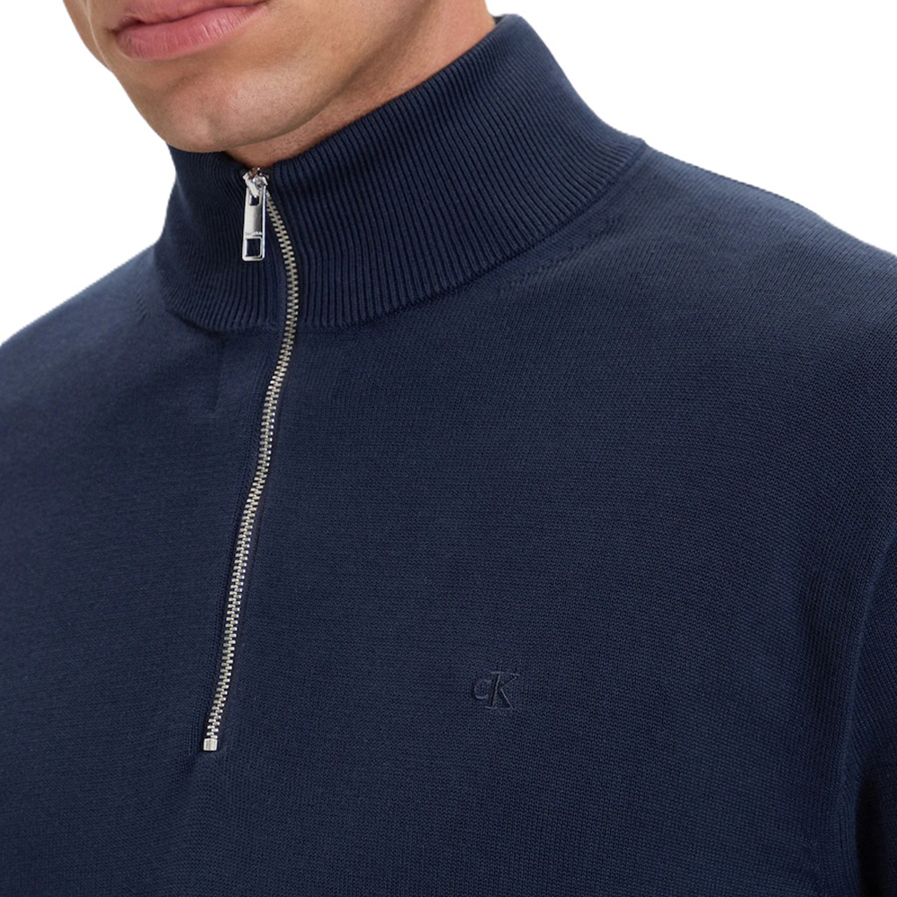 CALVIN KLEIN LS SUPIMA QTR ZIP SWEATER - 14 LV040BM356 3