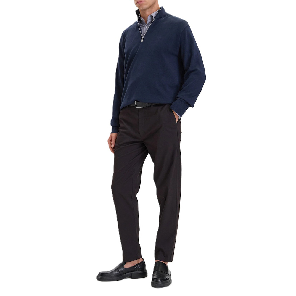 CALVIN KLEIN LS SUPIMA QTR ZIP SWEATER - 14 LV040BM356 4