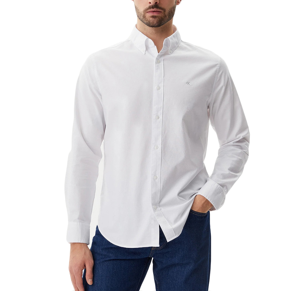 CALVIN KLEIN LS SOLID OXFORD CLASSIC SHIRT LV040EM125 1
