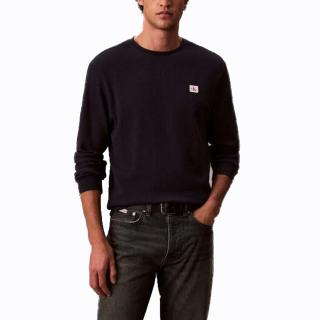CALVIN KLEIN LS WAFFLE BADGE CREWNK TEE LV040EM217