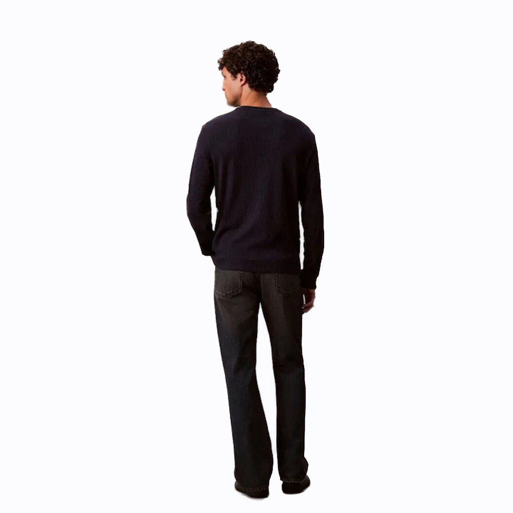 CALVIN KLEIN LS WAFFLE BADGE CREWNK TEE LV040EM217 2
