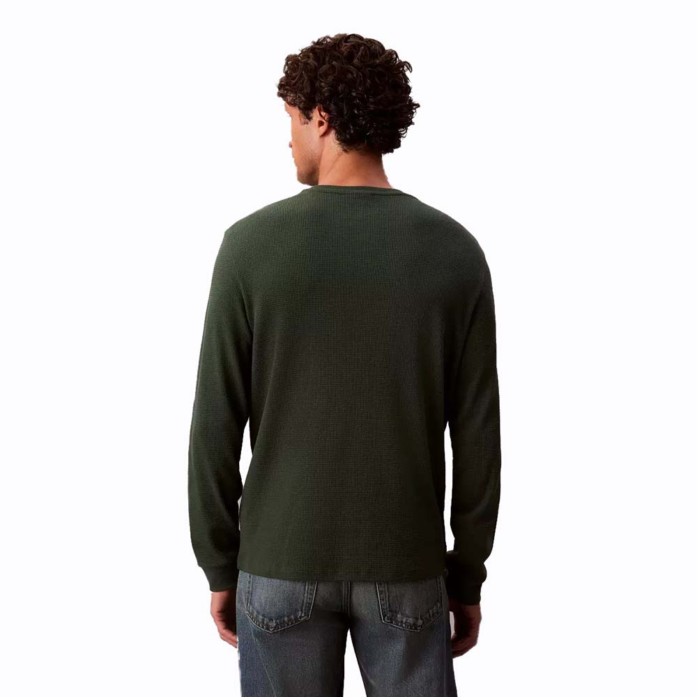 CALVIN KLEIN LS WAFFLE BADGE CREWNK TEE LV040EM217 2
