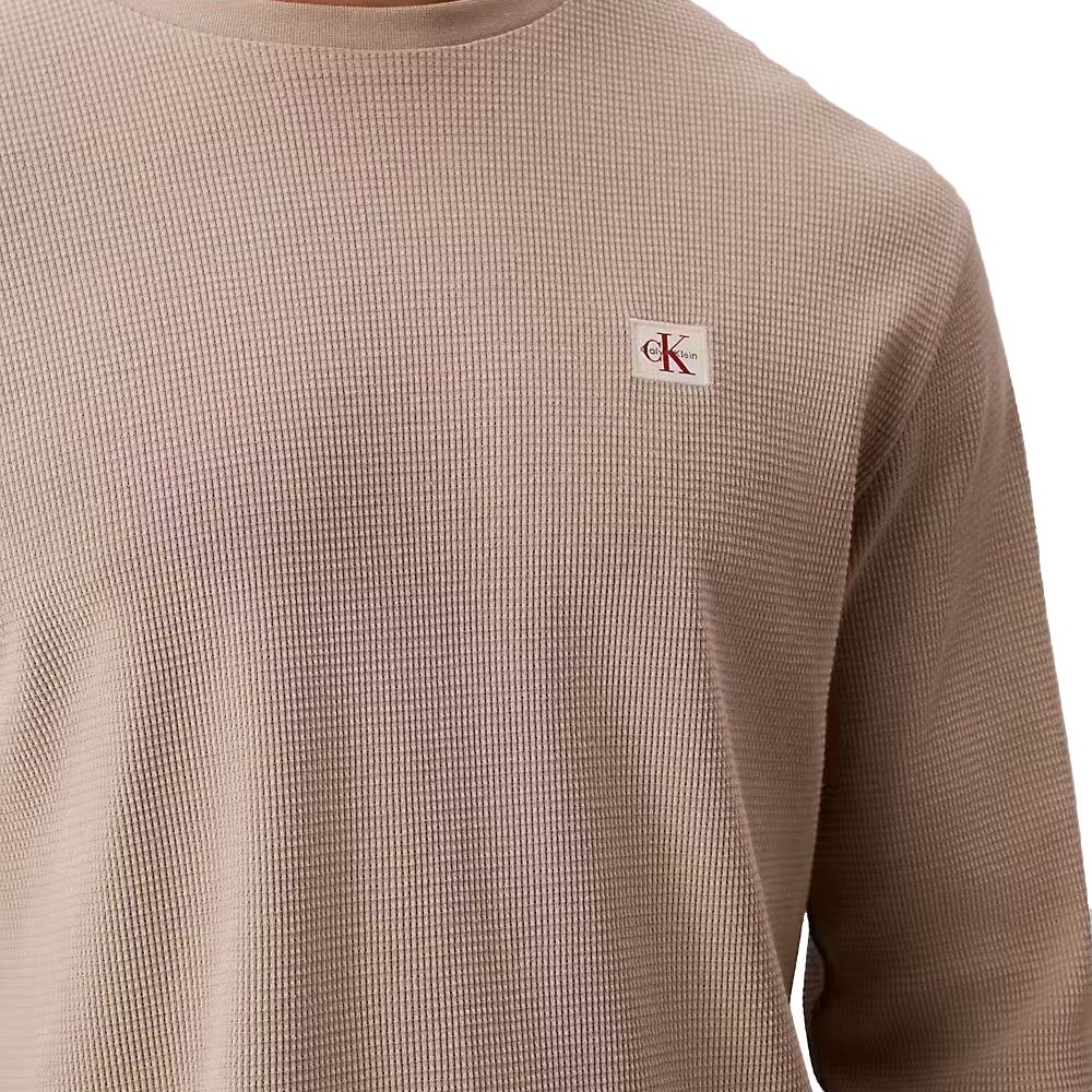 CALVIN KLEIN LS WAFFLE BADGE CREWNK TEE LV040EM217 3