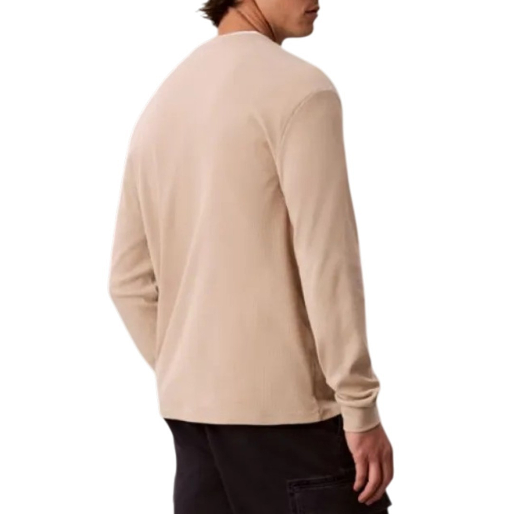 CALVIN KLEIN LS WAFFLE BADGE CREWNK TEE LV040EM217 2