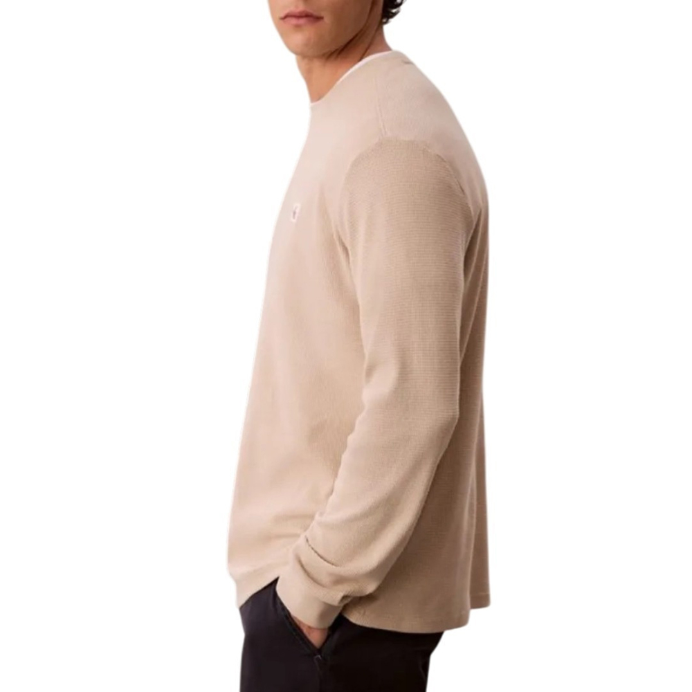 CALVIN KLEIN LS WAFFLE BADGE CREWNK TEE LV040EM217 4