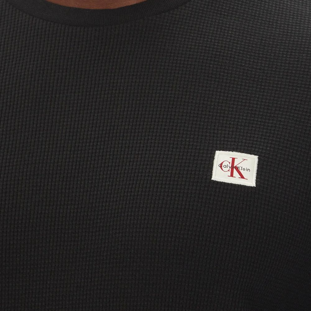 CALVIN KLEIN LS WAFFLE BADGE CREWNK TEE LV040EM217 3