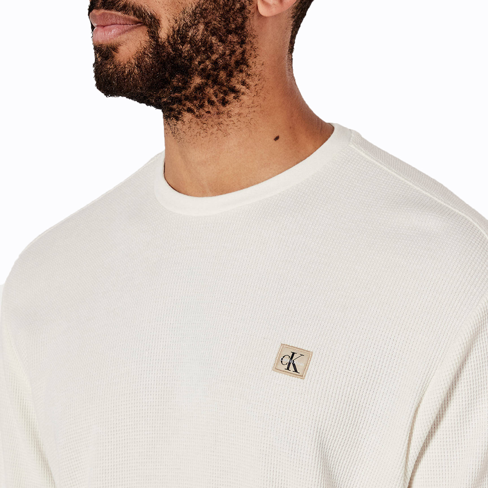 CALVIN KLEIN LS WAFFLE BADGE CREWNK TEE LV040EM217 3