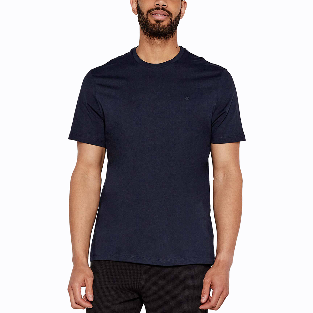 CALVIN KLEIN SS SMOOTH CTTN SOLID CREWNK TE LV040HM265 1