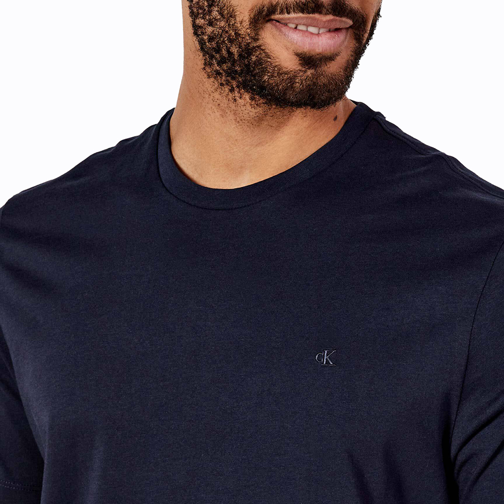 CALVIN KLEIN SS SMOOTH CTTN SOLID CREWNK TE LV040HM265 3