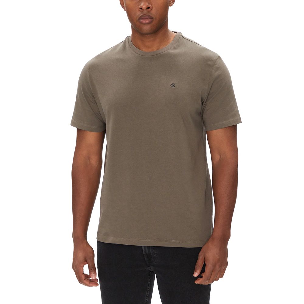 CALVIN KLEIN SS SMOOTH CTTN SOLID CREWNK TE LV040HM265 1