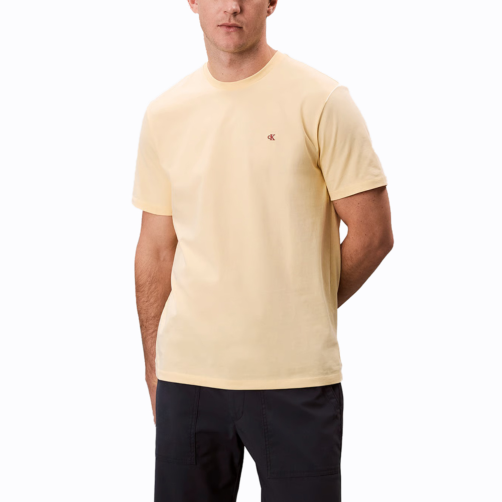 CALVIN KLEIN SS SMOOTH CTTN SOLID CREWNK TE LV040HM265 1