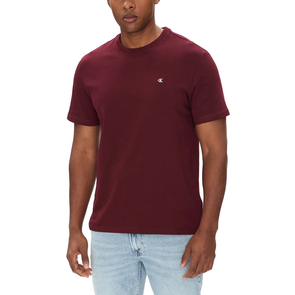 CALVIN KLEIN SS SMOOTH CTTN SOLID CREWNK TE LV040HM265 1