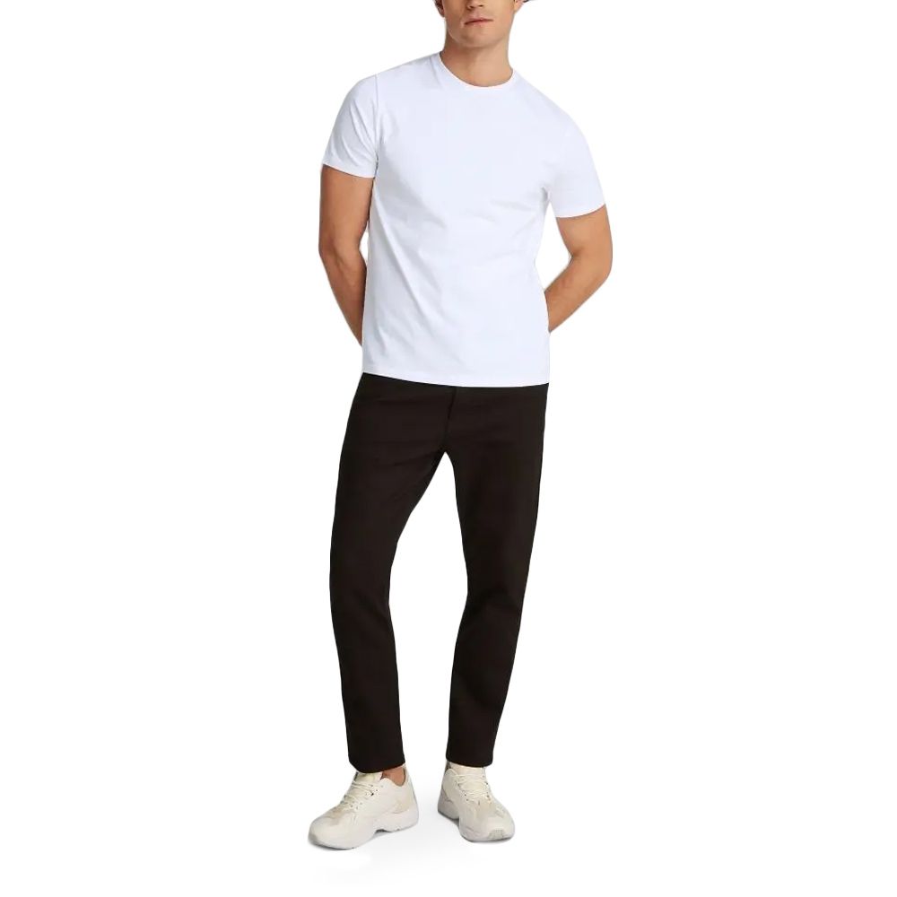 CALVIN KLEIN SS SMOOTH CTTN SOLID CREWNK TE LV040HM265 3