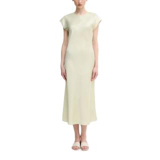 CALVIN KLEIN MATTE SHINE SATIN SHEATH DRESS LV044B045G