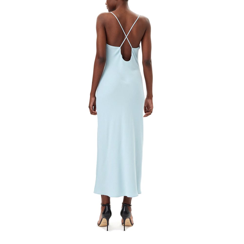 CALVIN KLEIN CREPE LOW BACK DRAPE DRESS LV044B053G 2