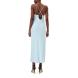 CALVIN KLEIN CREPE LOW BACK DRAPE DRESS LV044B053G 2