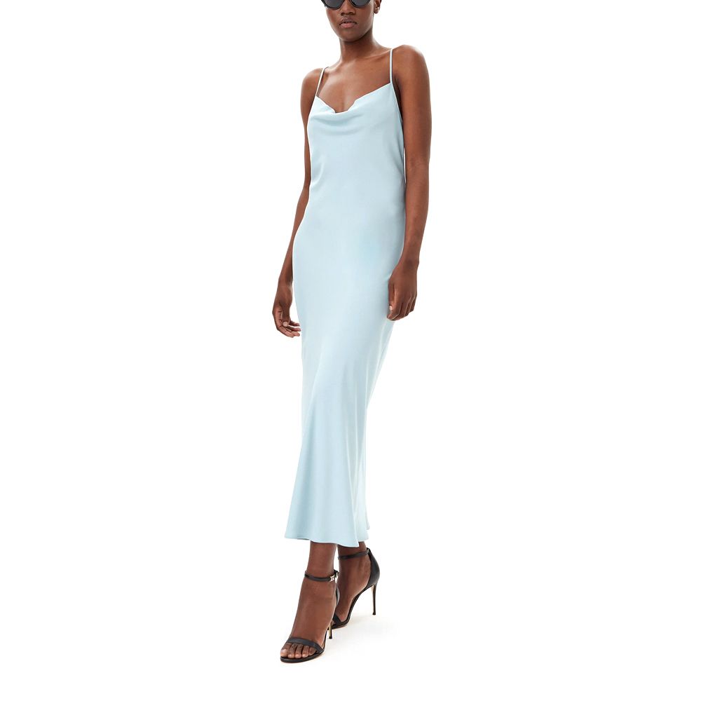 CALVIN KLEIN CREPE LOW BACK DRAPE DRESS LV044B053G 4