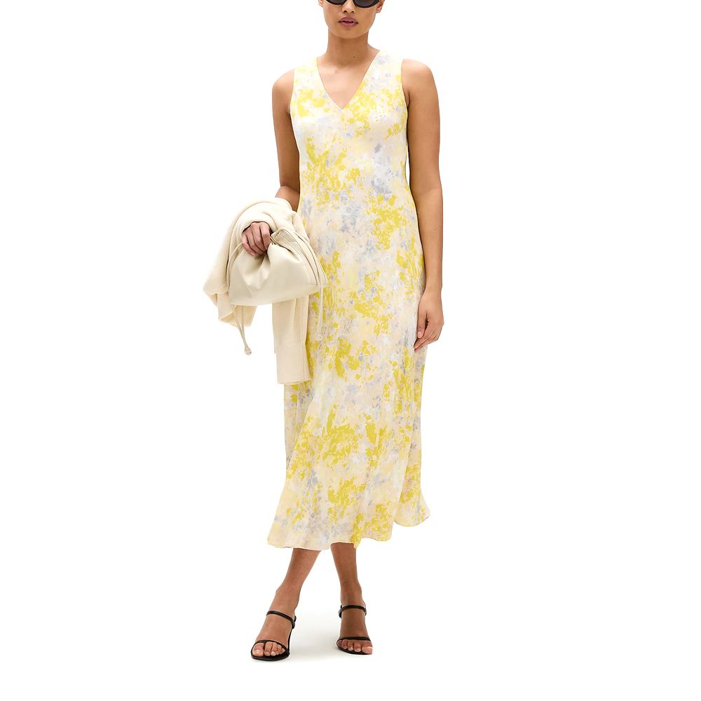CALVIN KLEIN PRINT ABSTRACT ECOVERO VN DRES LV044B059G 1