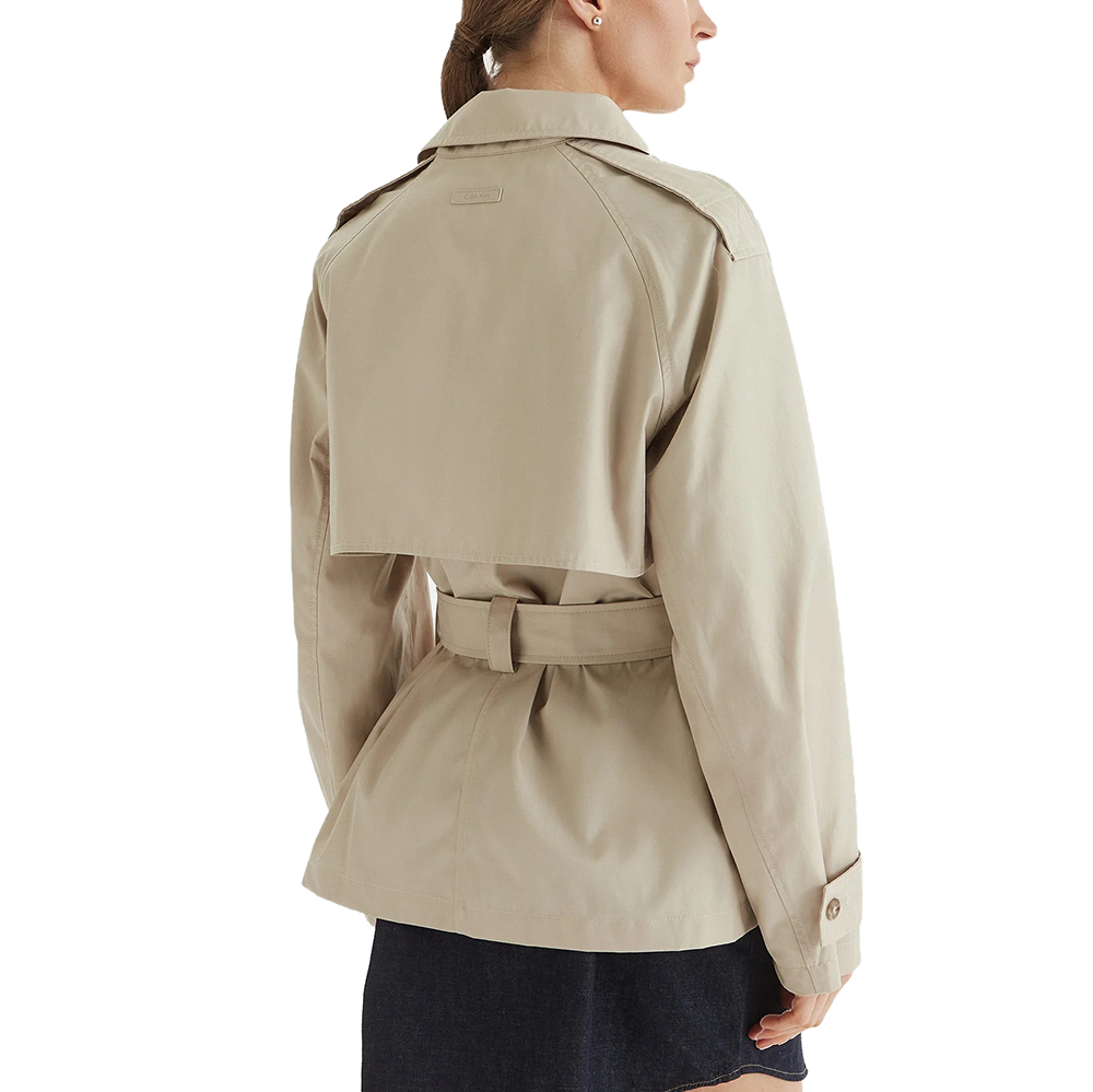 CALVIN KLEIN MID LENGTH COTTON TRENCH LV044B540G 2