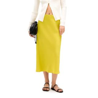 CALVIN KLEIN MATTE SHINE SATIN MIDI SKIRT LV044B608G