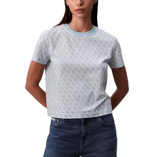 CALVIN KLEIN SS DBL MERC AOP CLASSIC TEE LV044C206G