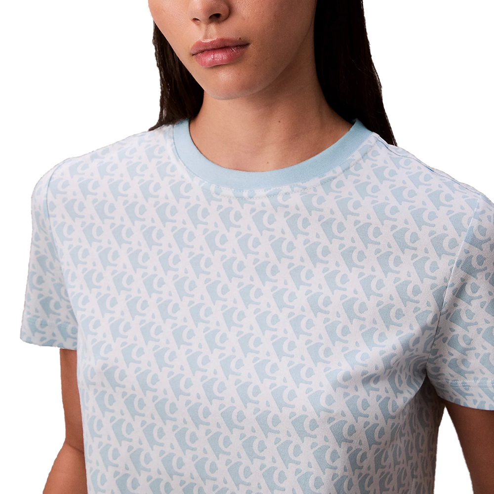 CALVIN KLEIN SS DBL MERC AOP CLASSIC TEE LV044C206G 2