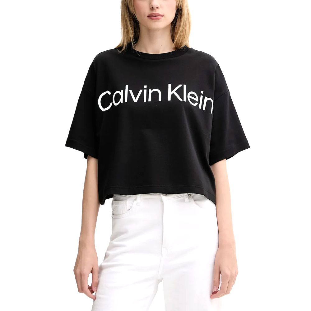 CALVIN KLEIN A-SS Boxy Logo Graphic Tee LV044C903G 1