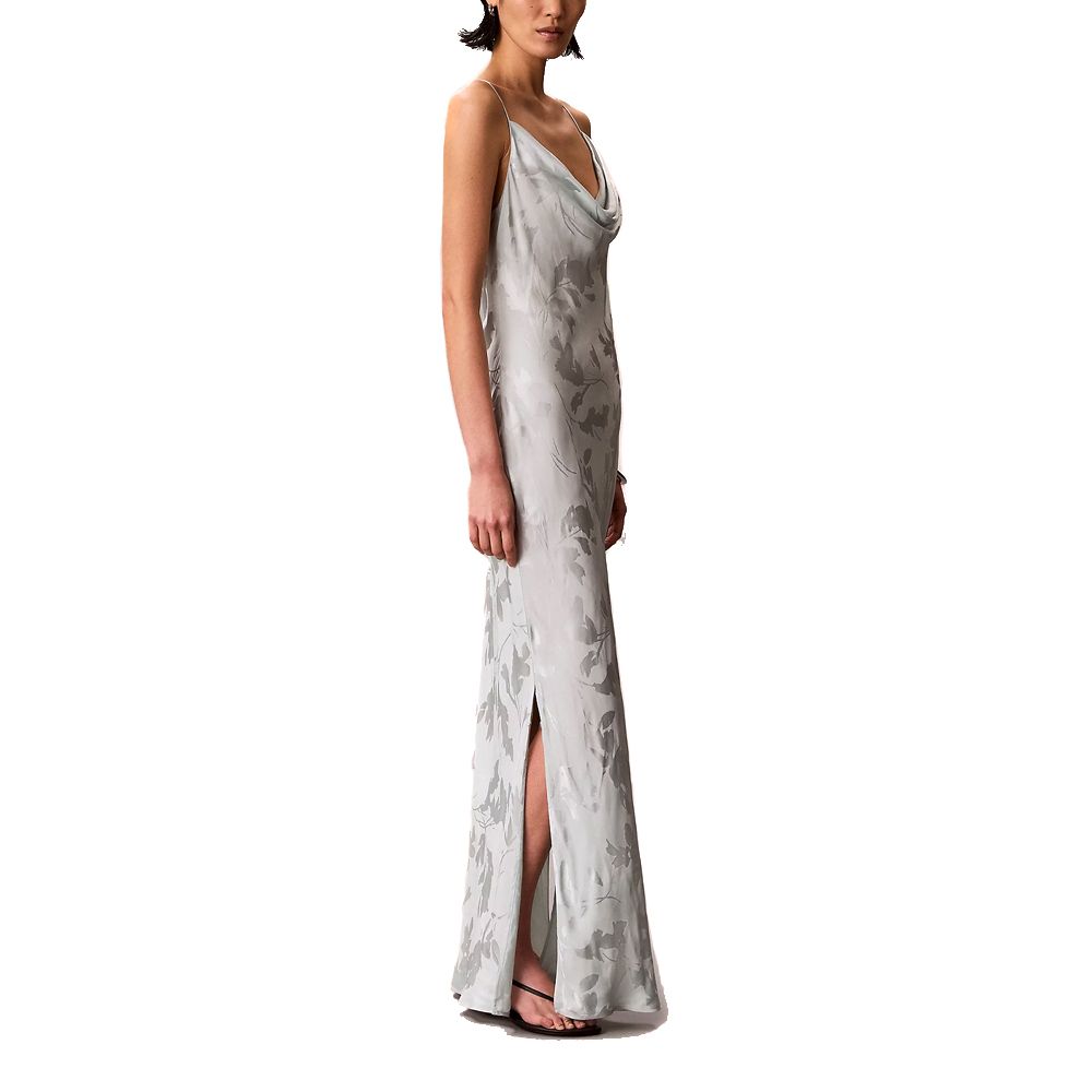 CALVIN KLEIN VISCOSE JACQUARD MAXI SLIP DRE LV044F011G 3