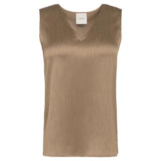 CALVIN KLEIN PLISSE SL V NECK SHELL TOP LV044F149G