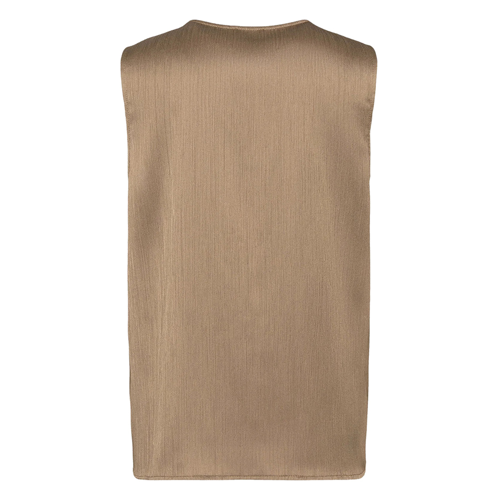 CALVIN KLEIN PLISSE SL V NECK SHELL TOP LV044F149G 2