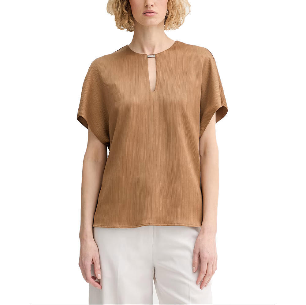CALVIN KLEIN PLISSE SS HARDWARE TOP LV044F150G 1