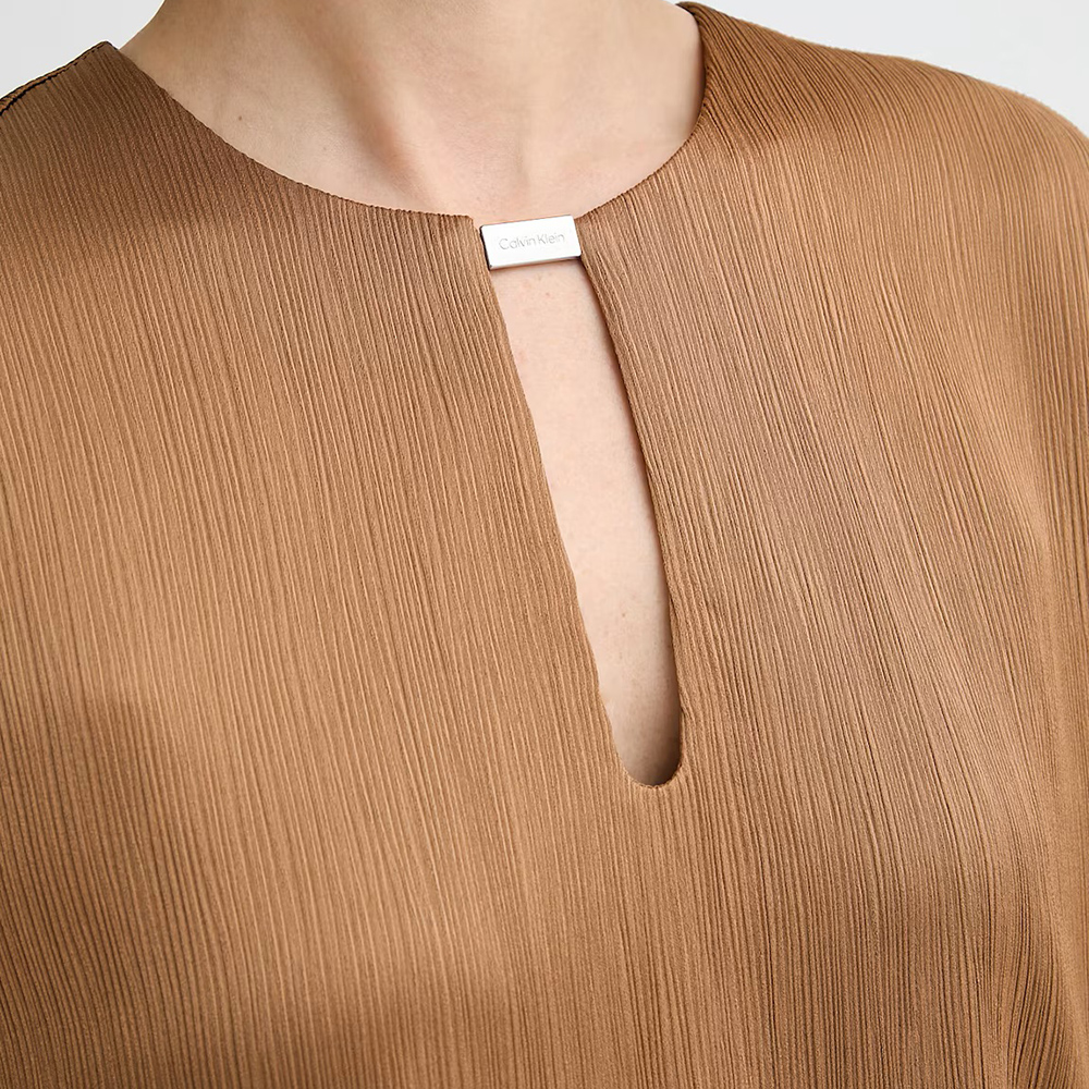 CALVIN KLEIN PLISSE SS HARDWARE TOP LV044F150G 3