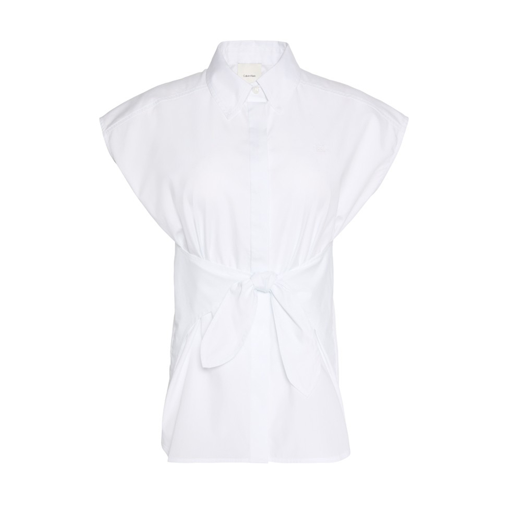 CALVIN KLEIN Ci»?OTTON POPLIN SL TIE SHIRT LV044G164G 4
