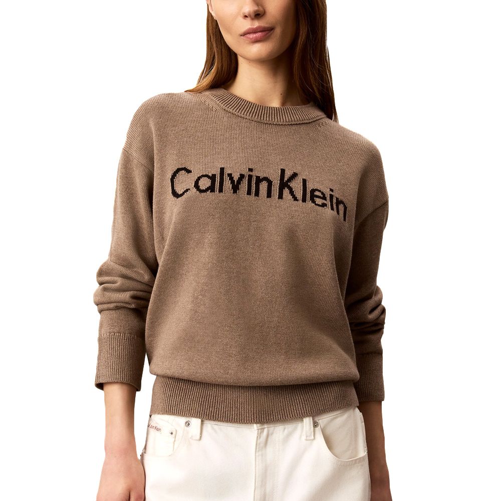 CALVIN KLEIN CONTRAST LOGO LS SWEATER LV044G313G 1