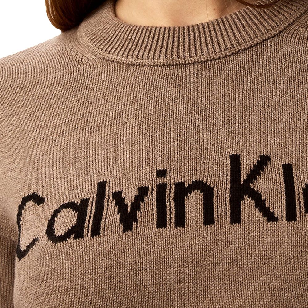 CALVIN KLEIN CONTRAST LOGO LS SWEATER LV044G313G 3