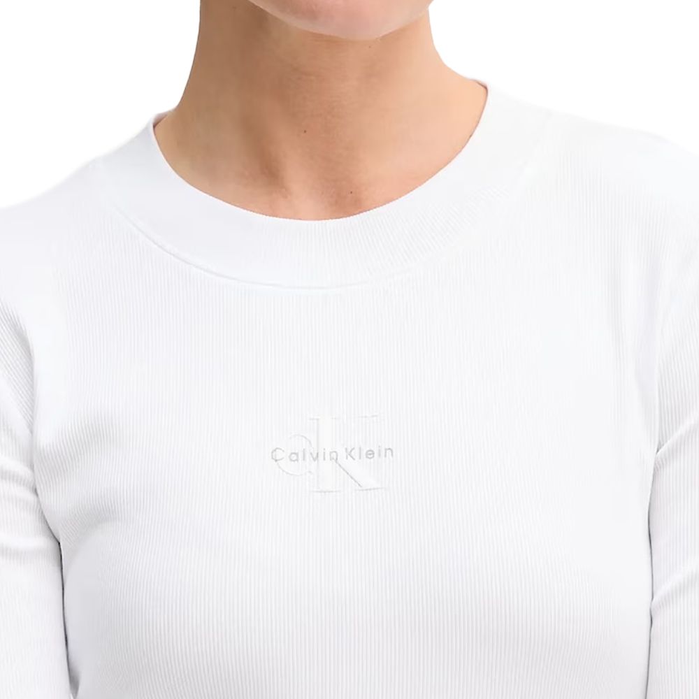 CALVIN KLEIN A- LS MONOGRAM BABY TEE LV047A803G 3